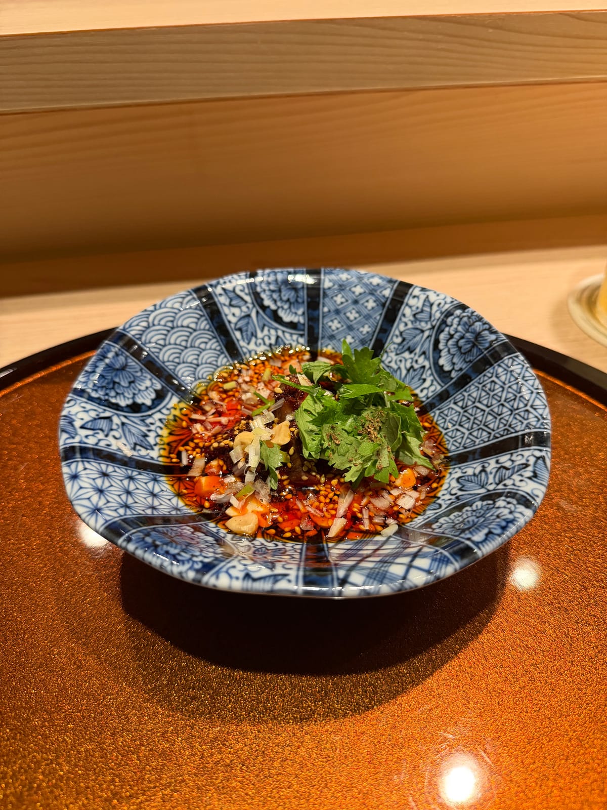 ある日のコースで提供された一皿